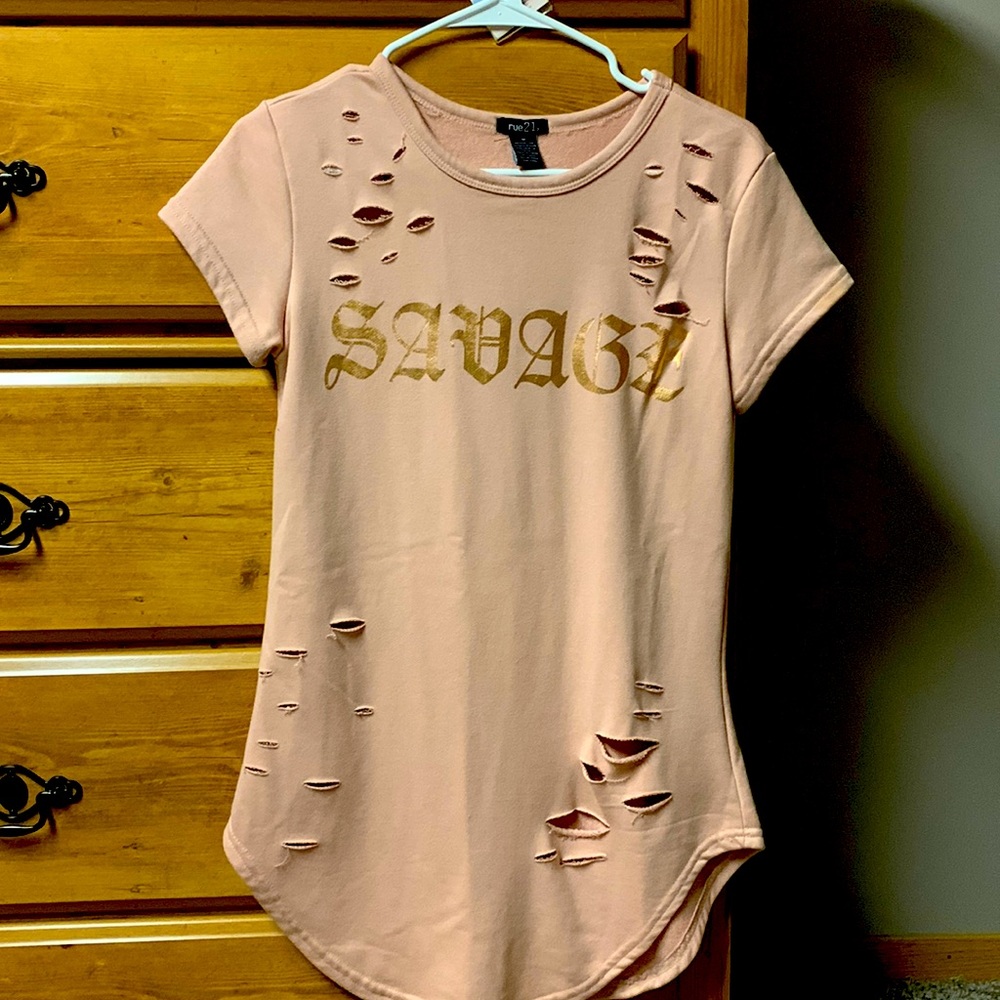 Distressed Savage Tee